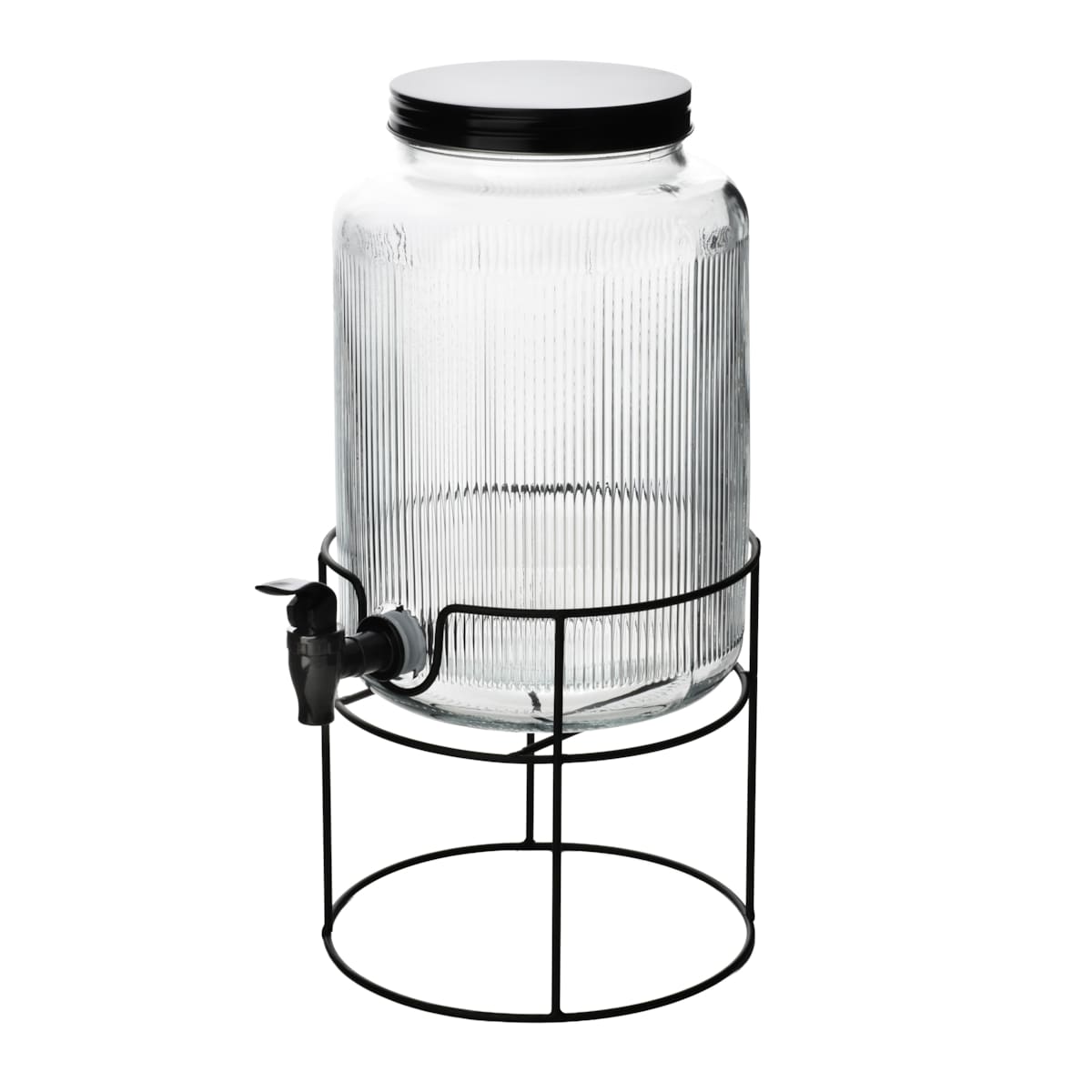 Szklany słój z kranikiem 5,2 l na stojaku Modern Kitchen