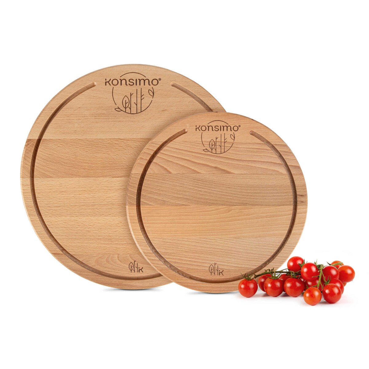 Konsimo LESTE Deska do krojenia (2szt.), drewno bukowe