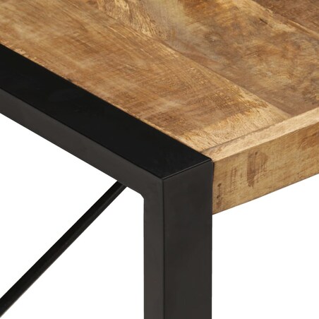 vidaXL Stolik kawowy, 180 x 90 x 40 cm, surowe drewno mango