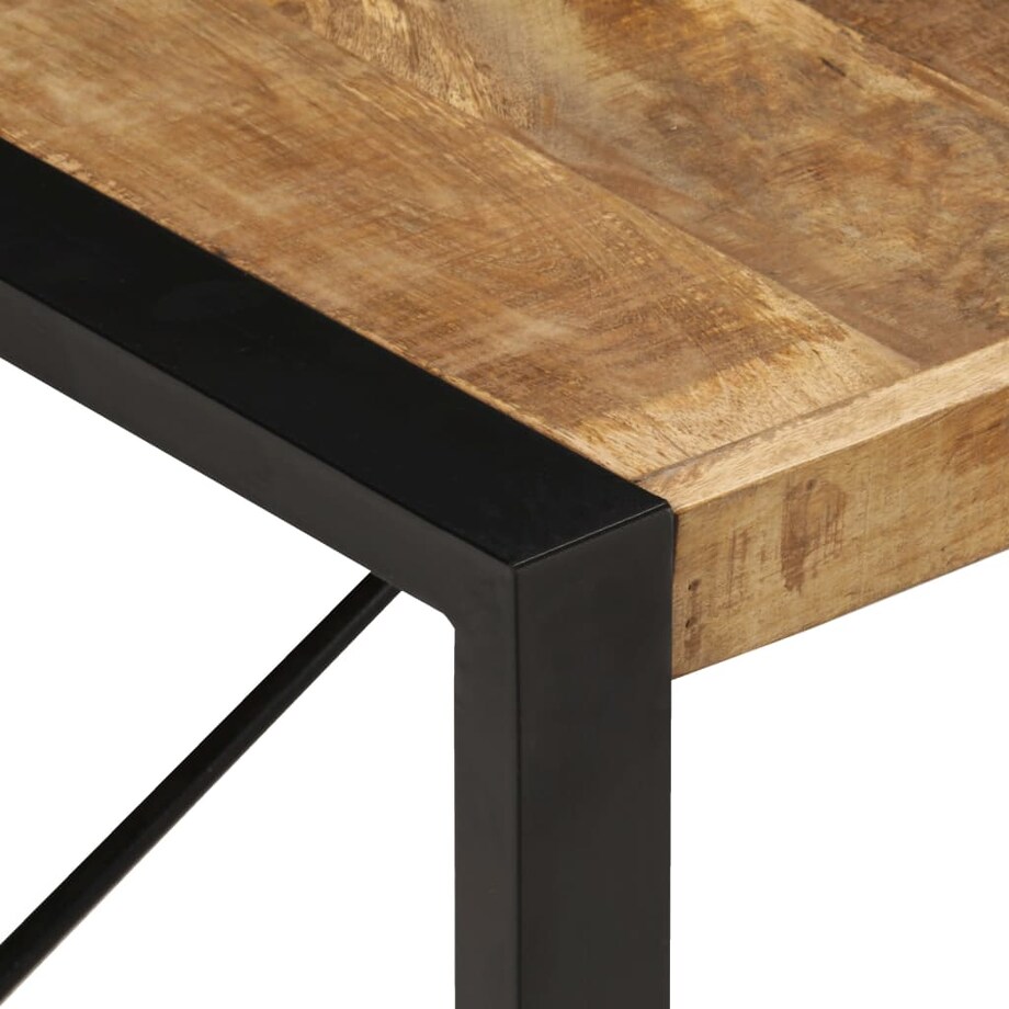 vidaXL Stolik kawowy, 180 x 90 x 40 cm, surowe drewno mango
