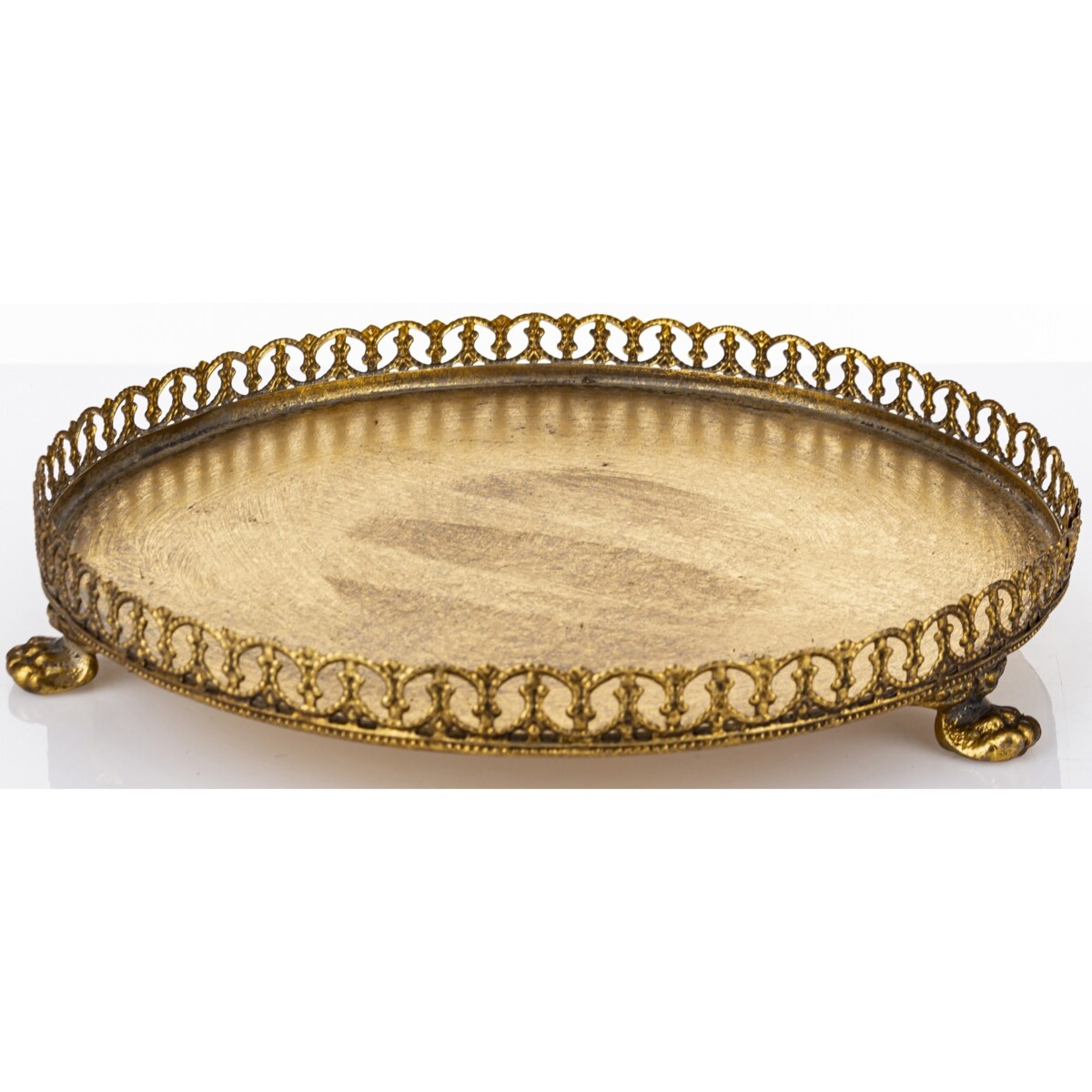 Taca patera okrągła z kloszem 17x25x25 cm OMBRA