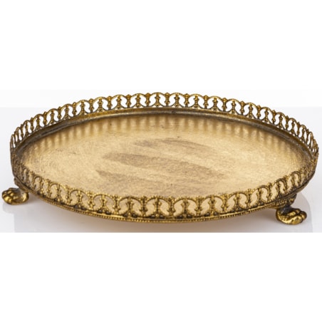 Taca patera okrągła z kloszem 17x25x25 cm OMBRA