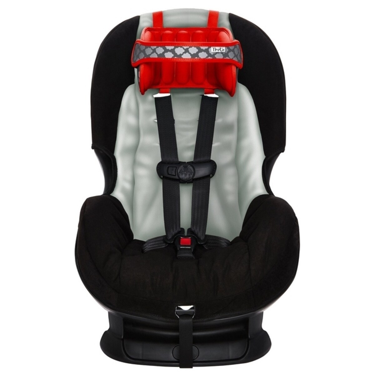 Opaska podtrzymująca głowę w foteliku samochodowym dla dzieci - czerwona