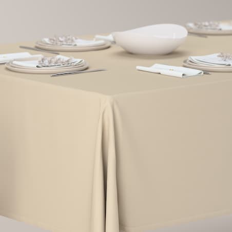 Obrus prostokątny 130 x 130 cm caffe latte (beżowy)