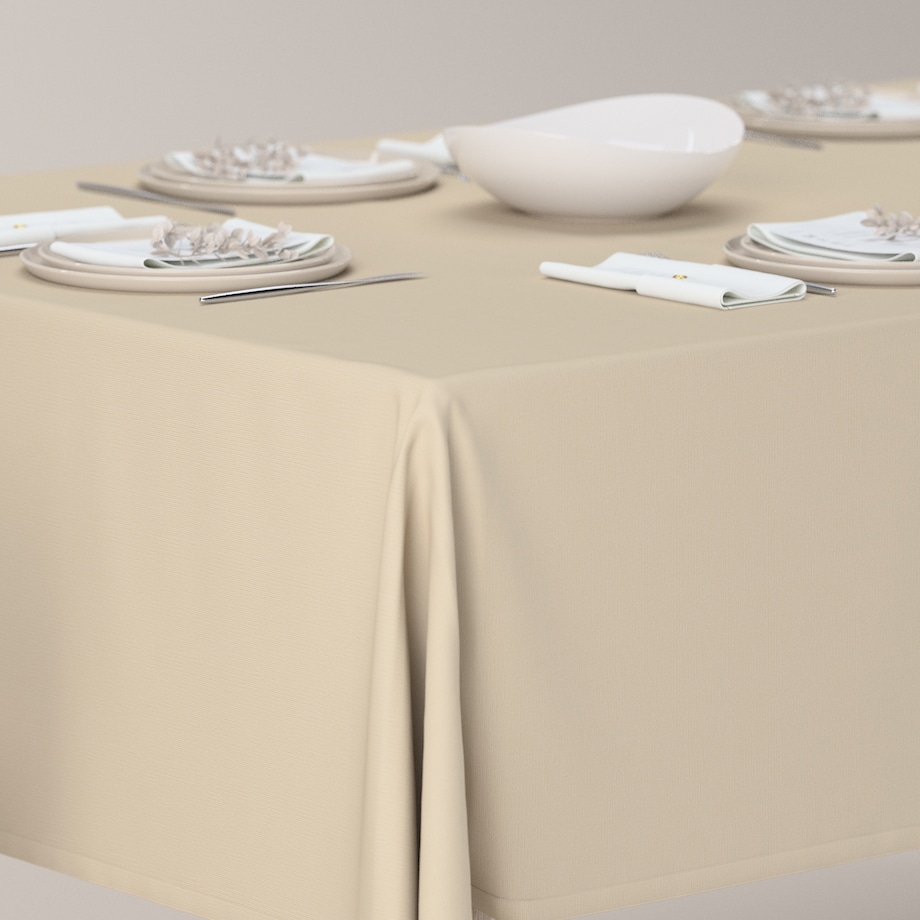 Obrus prostokątny 130 x 130 cm caffe latte (beżowy)
