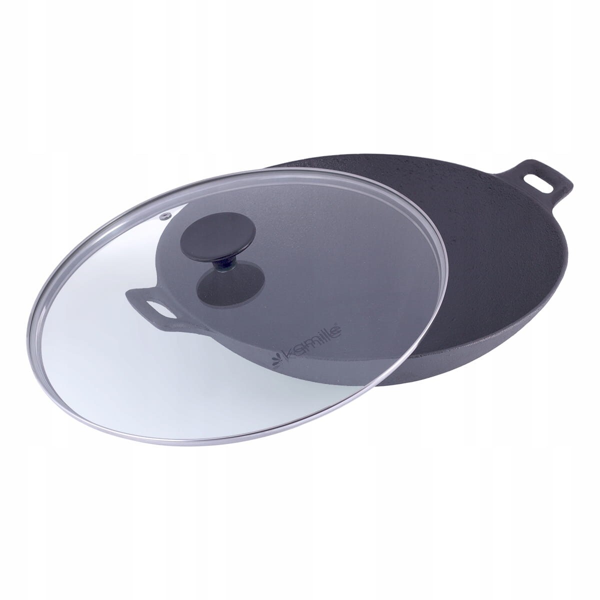 Patelnia głęboka wok żeliwny 30cm KAMILLE