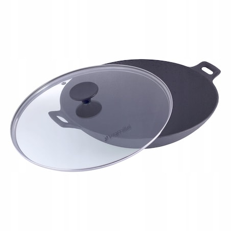 Patelnia głęboka wok żeliwny 30cm KAMILLE