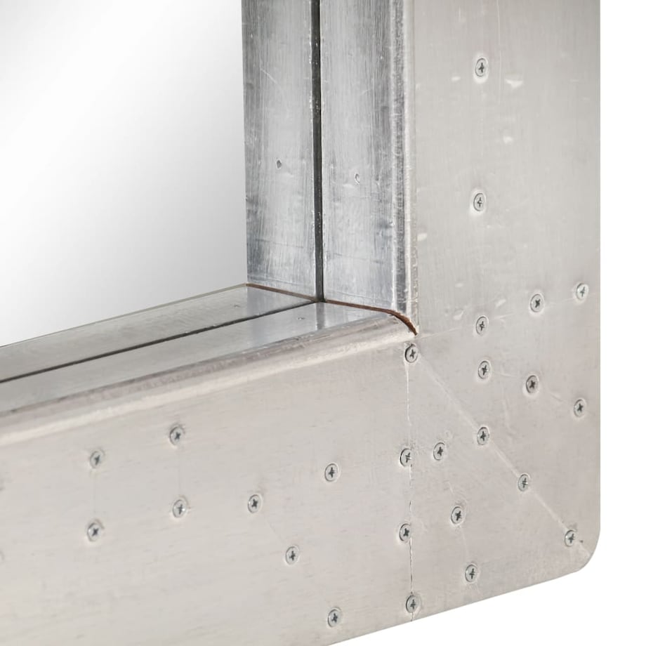 vidaXL Lustro ścienne w stylu Aviator, 110x50 cm, metalowe