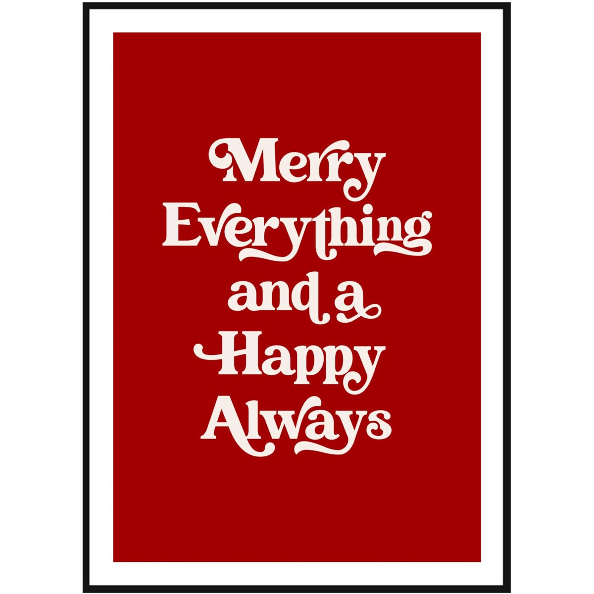 Poster Story, Plakat, Obraz - Merry Everything, wymiary 70 x 100 cm