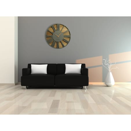 Zegar ścienny duży Roman Loft do salonu 50cm