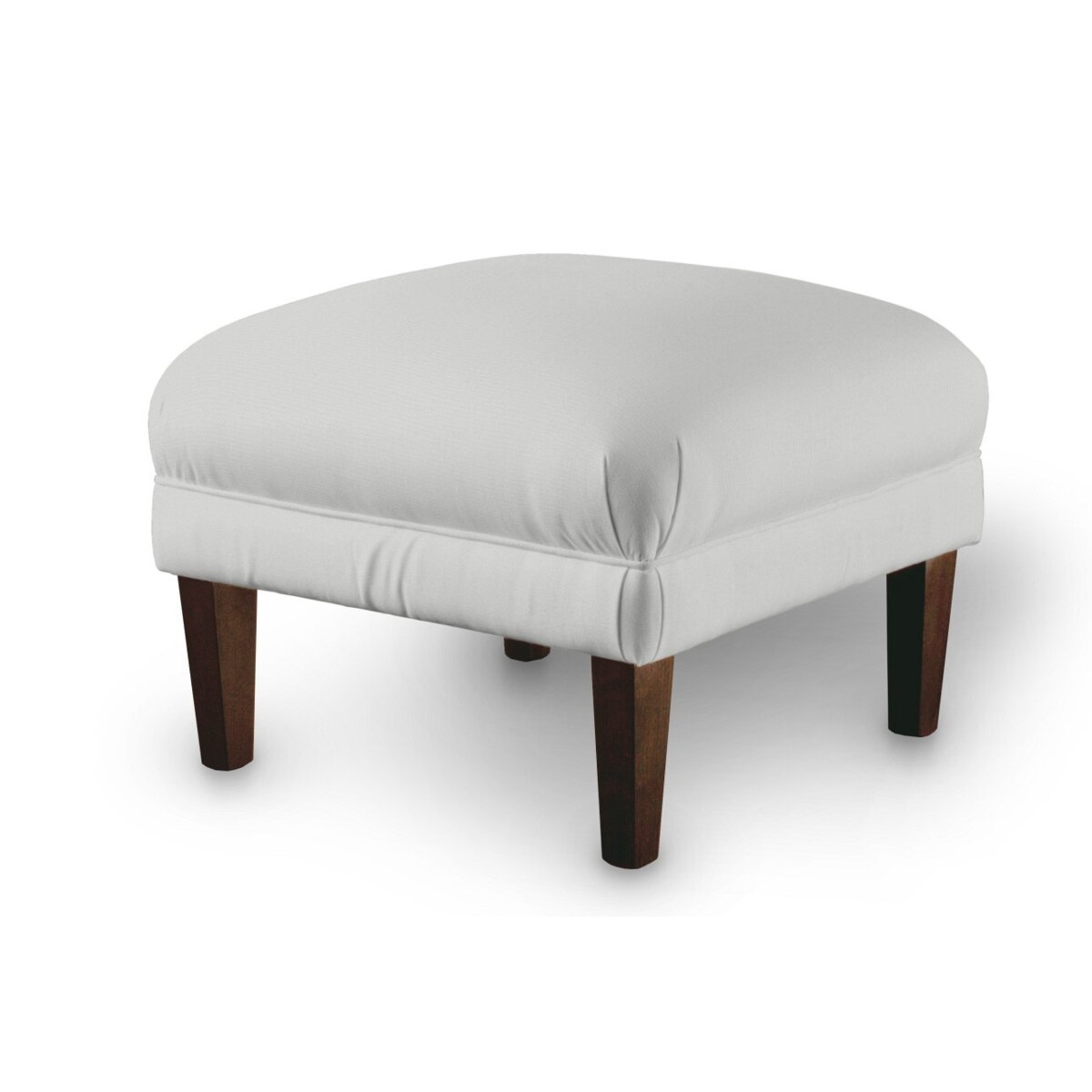 Podnóżek do fotela, gołębi srebrny z połyskiem, 56 x 56 x 40 cm, Damasco