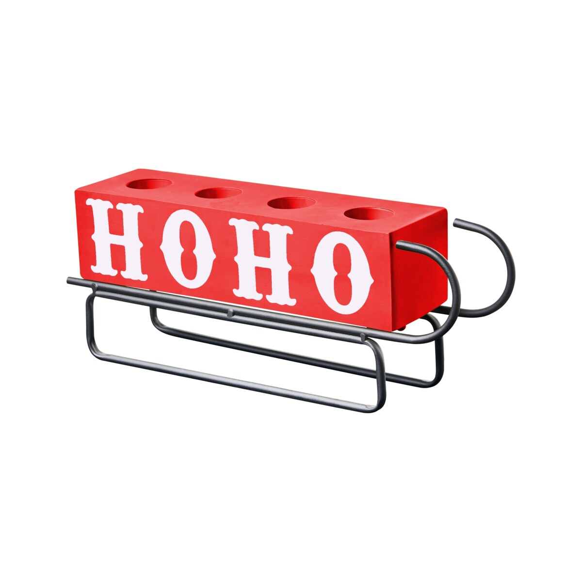 Świecznik KUHMO Czerwony Metal