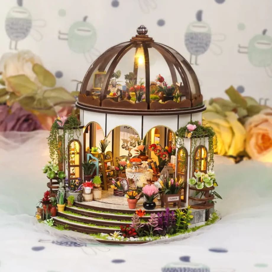 Miniaturowy domek - Ogród pod gwiazdami