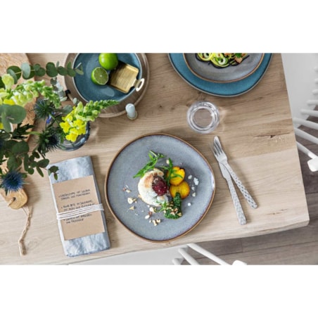 Talerz sałatkowy Lave Like beige beżowy, 23.5 x 23 x 2.6 cm, Villeroy & Boch