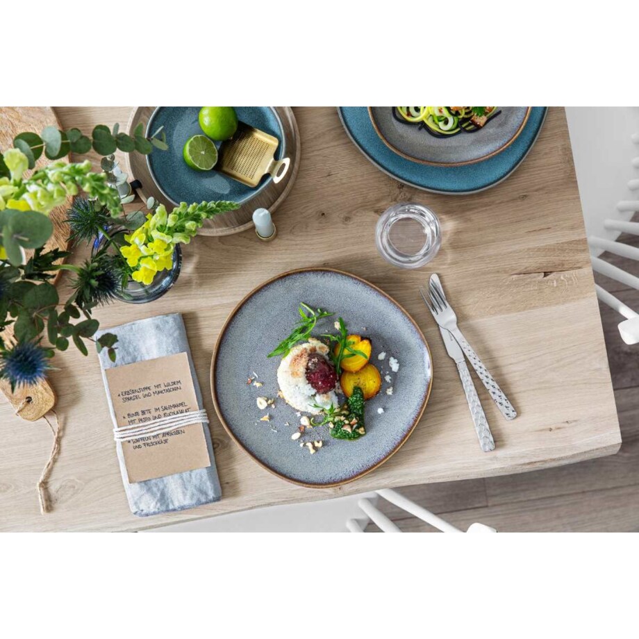 Talerz sałatkowy Lave Like beige beżowy, 23.5 x 23 x 2.6 cm, Villeroy & Boch