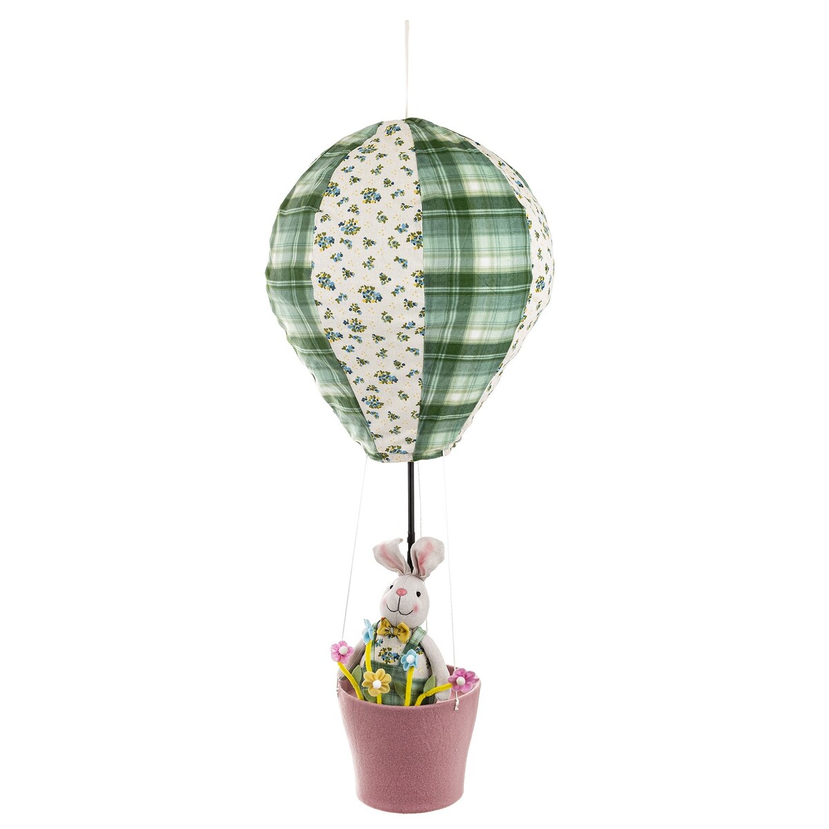 Dekoracja - królik w balonie 93x35x35 cm GRIGION