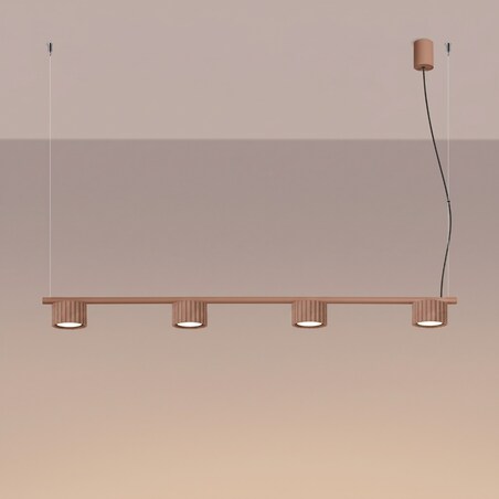 Żyrandol AURA 4 mocca Gx53