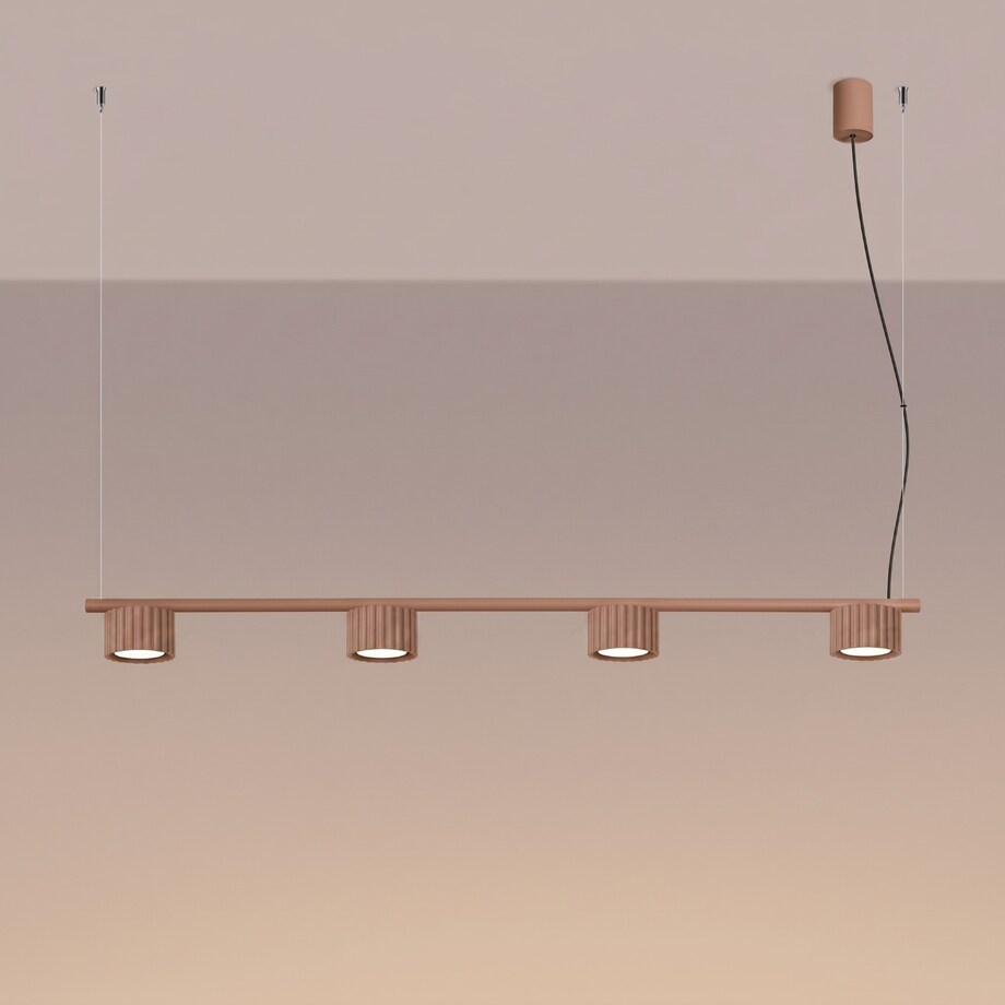 Żyrandol AURA 4 mocca Gx53