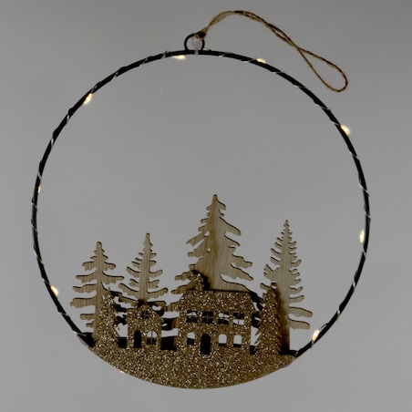 Dekoracja świąteczna z LED do zawieszenia, Ø 20 cm