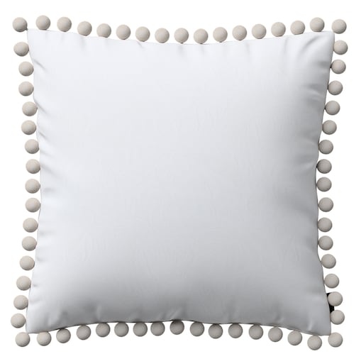 Poszewka Wera na poduszkę 45x45 biały, motyw roślinny