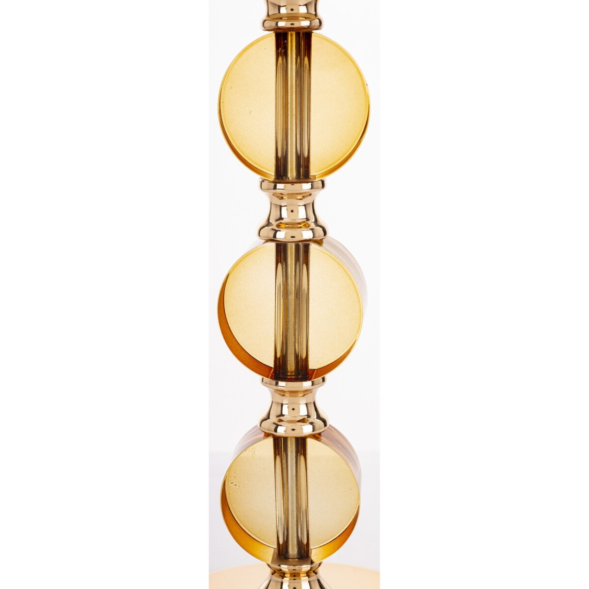 Świecznik złoty 42x12x12 cm LJUS 3 duże kule