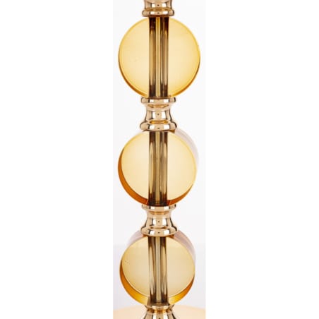 Świecznik złoty 42x12x12 cm LJUS 3 duże kule