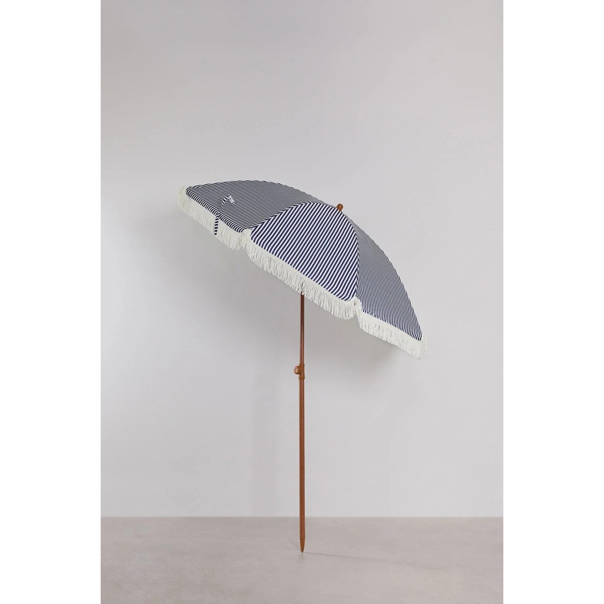 Parasol ogrodowy retro biało-granatowy Mika Ø175 cm