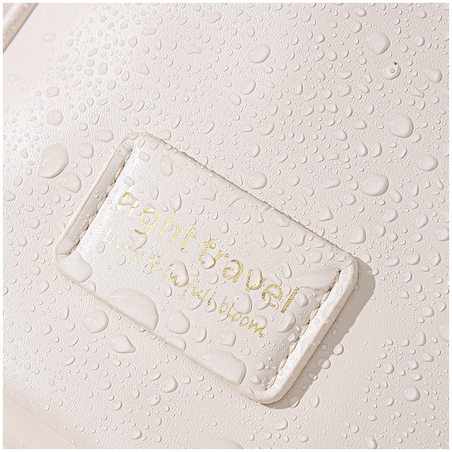 Kosmetyczka organizer na kosmetyki z rączką 17x7x19cm kremowa KS128B