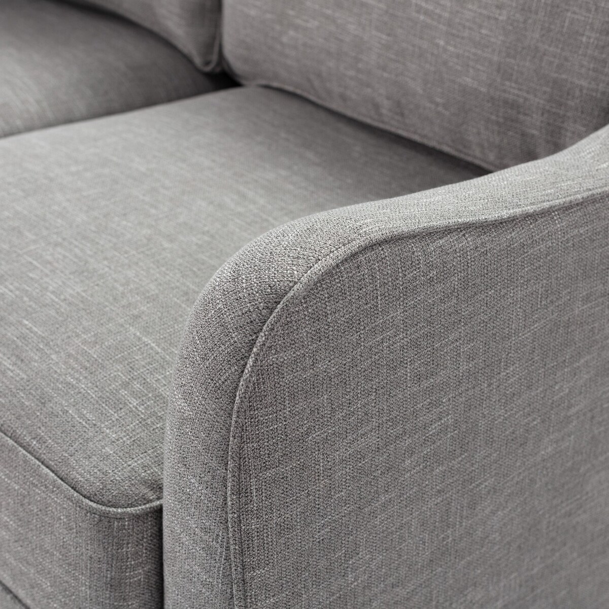 Sofa Venuste grey linen 2-os., 140 x 90 x 90 cm