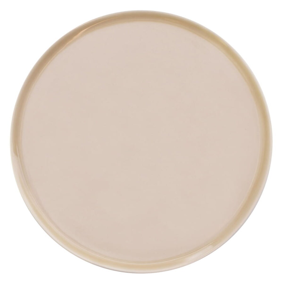 Verlo ETER Talerz płaski okrągły 28 cm, beżowy