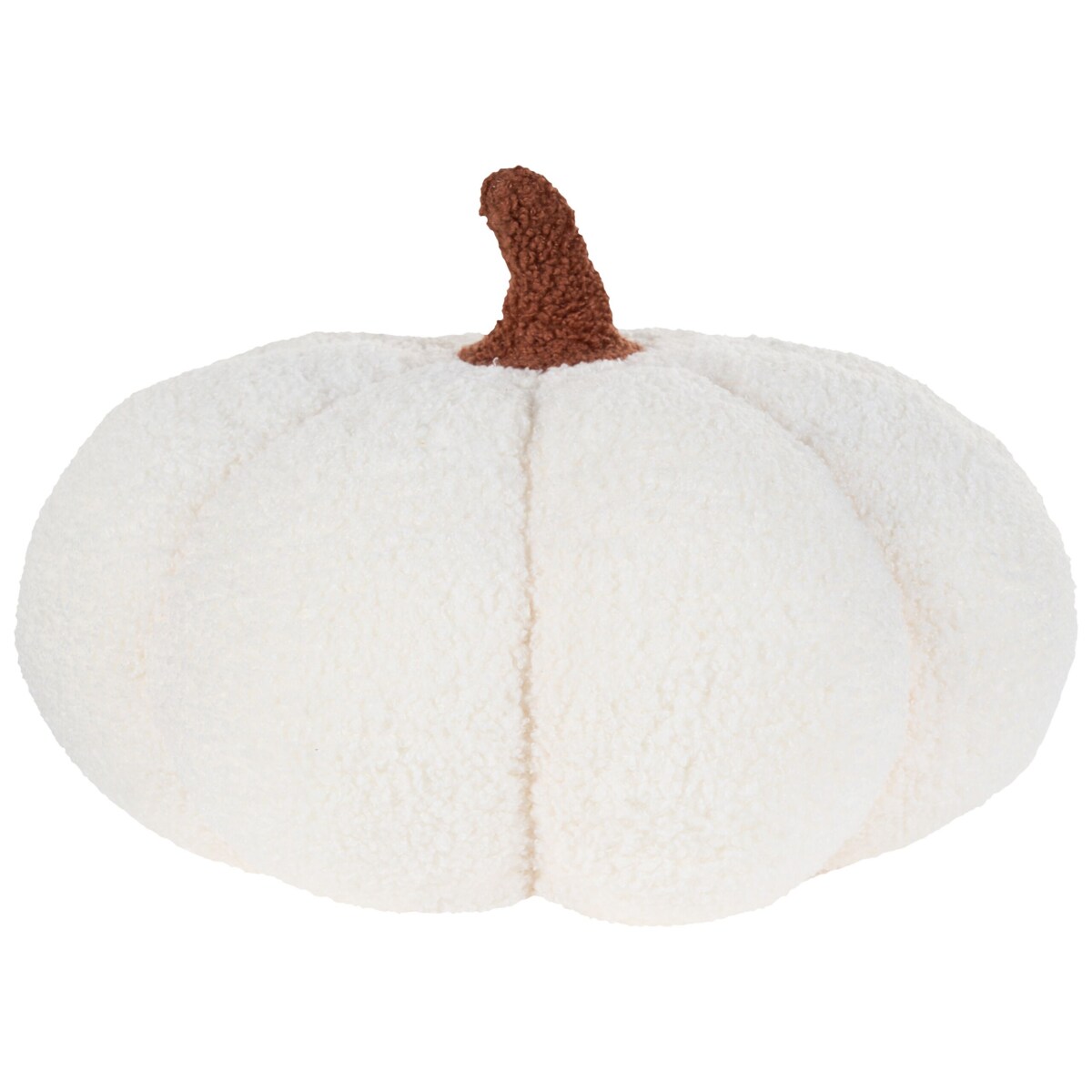 Poduszka dekoracyjna boucle dynia ⌀ 35 cm biała MUNCHKIN