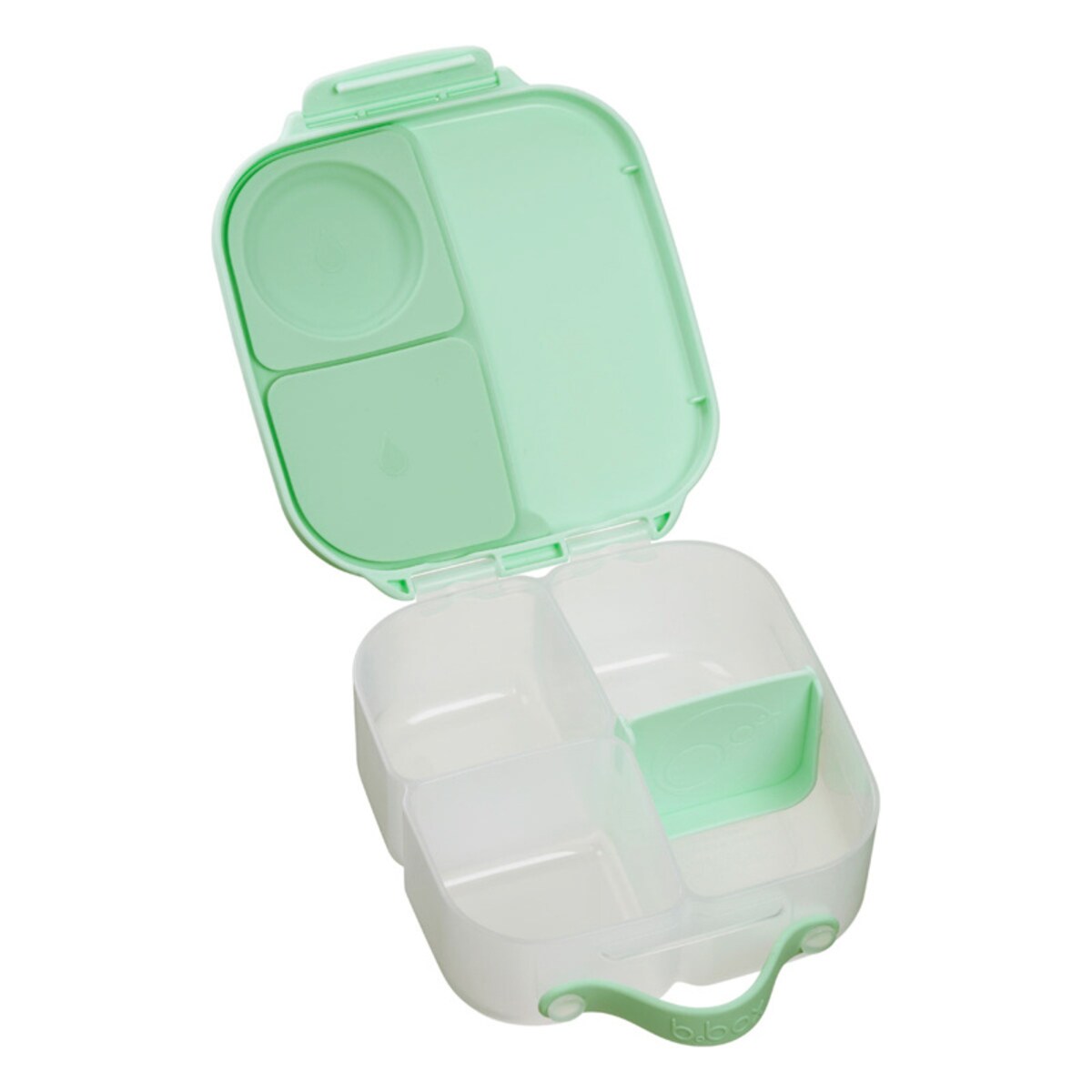 Mini lunchbox dla dzieci do szkoły - szczelna śniadaniówka z przegródkami Spearmint b.box