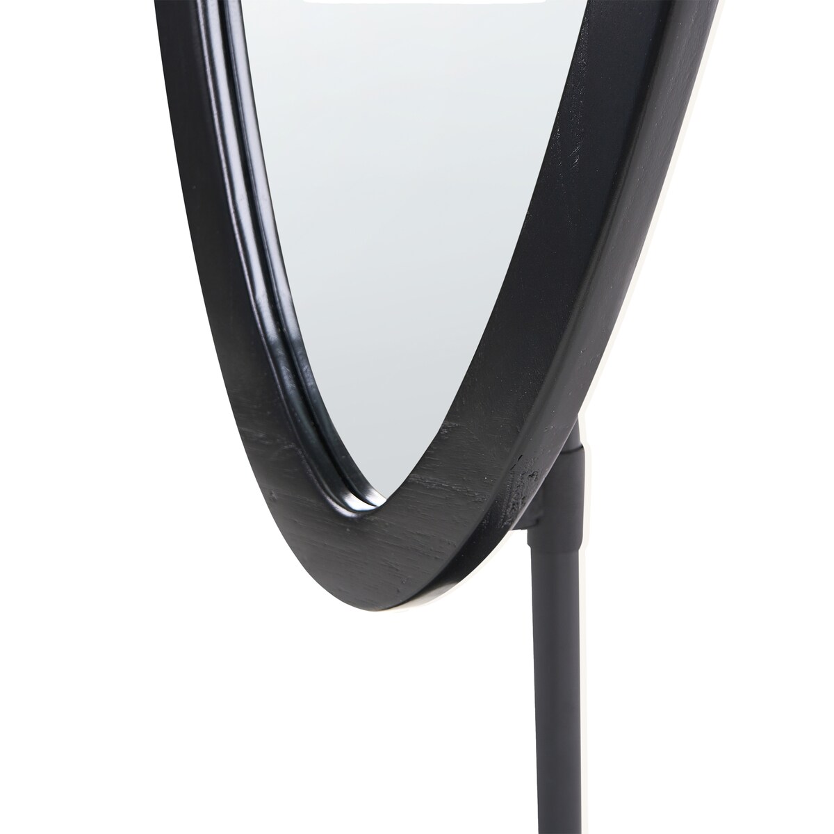 Lustro stojące LOUVIGNY 167 cm Czarny