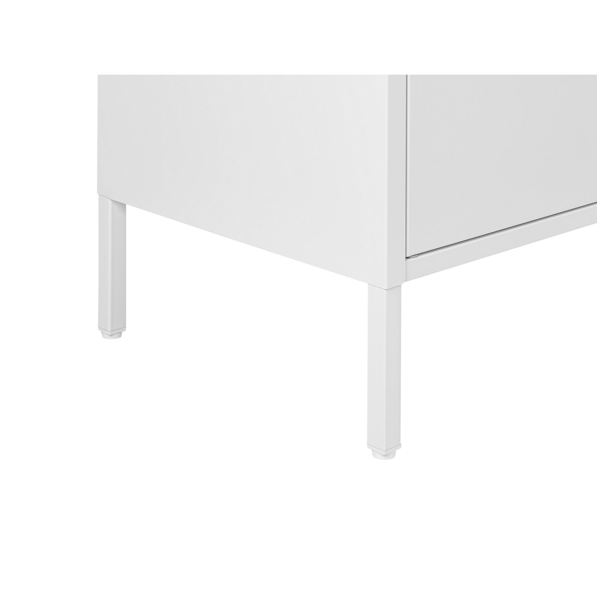 Szafka dwudrzwiowa metalowa biała URIA