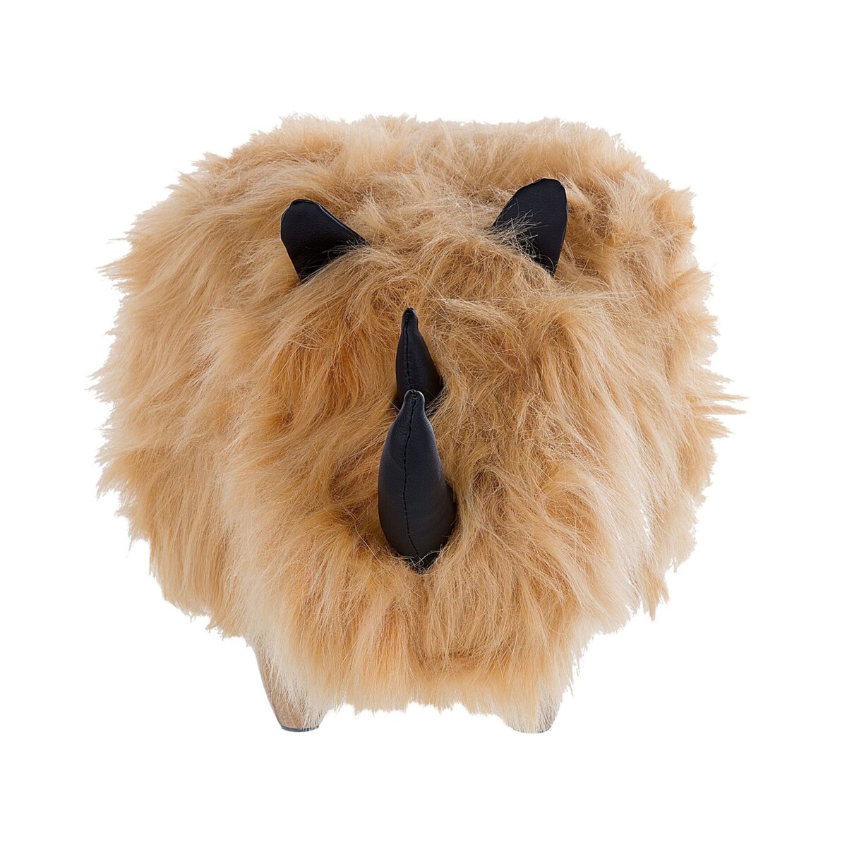 Pufa zwierzak futrzana beżowa WOOLLY