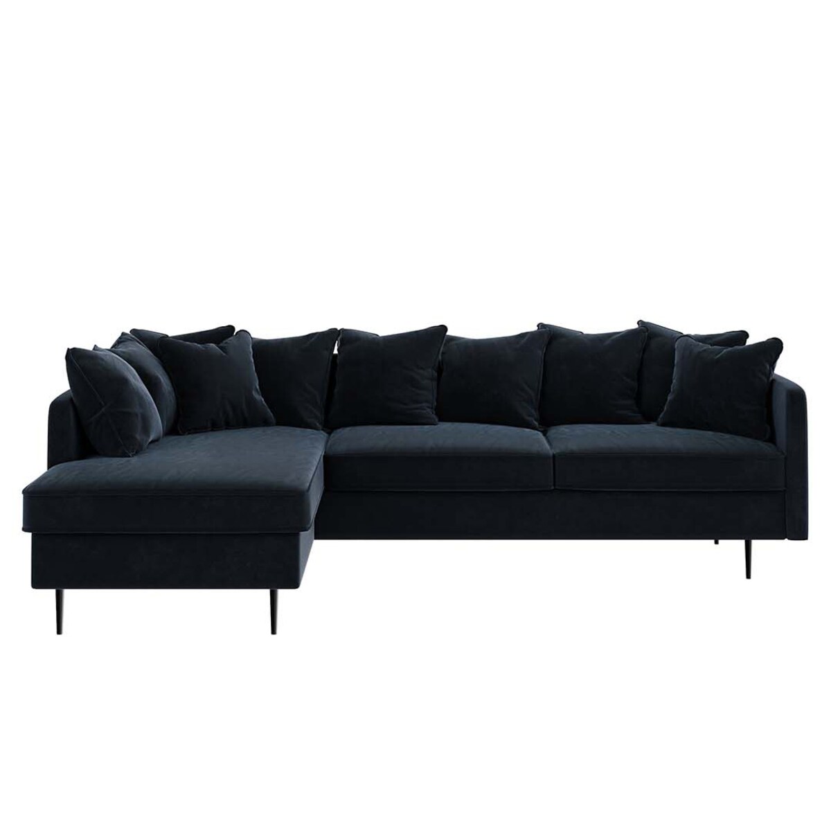 Esme Sofa narożna - ciemnoniebieska