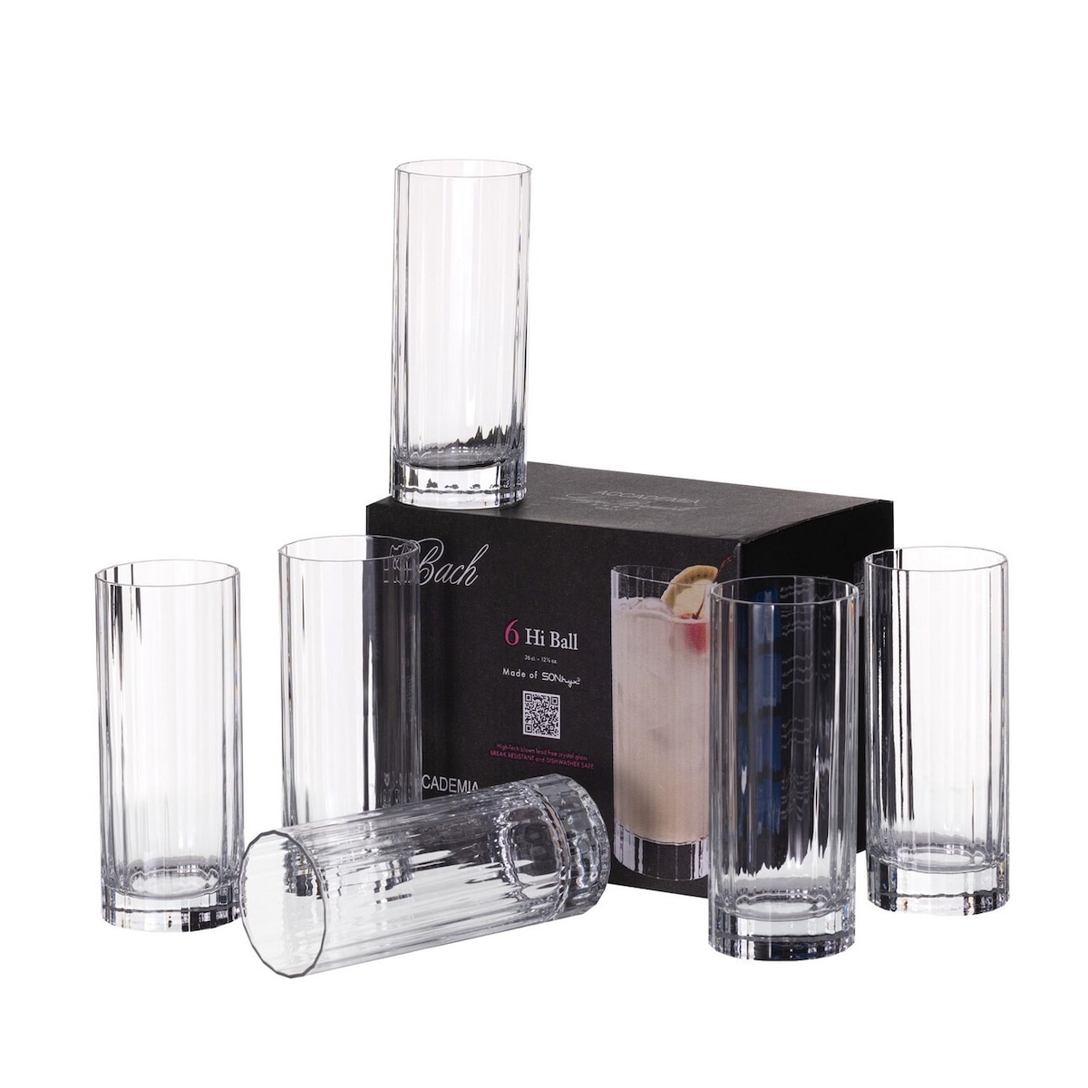 Szklanki Chetti 6szt. 360ml, 7 x 7 x 16 cm