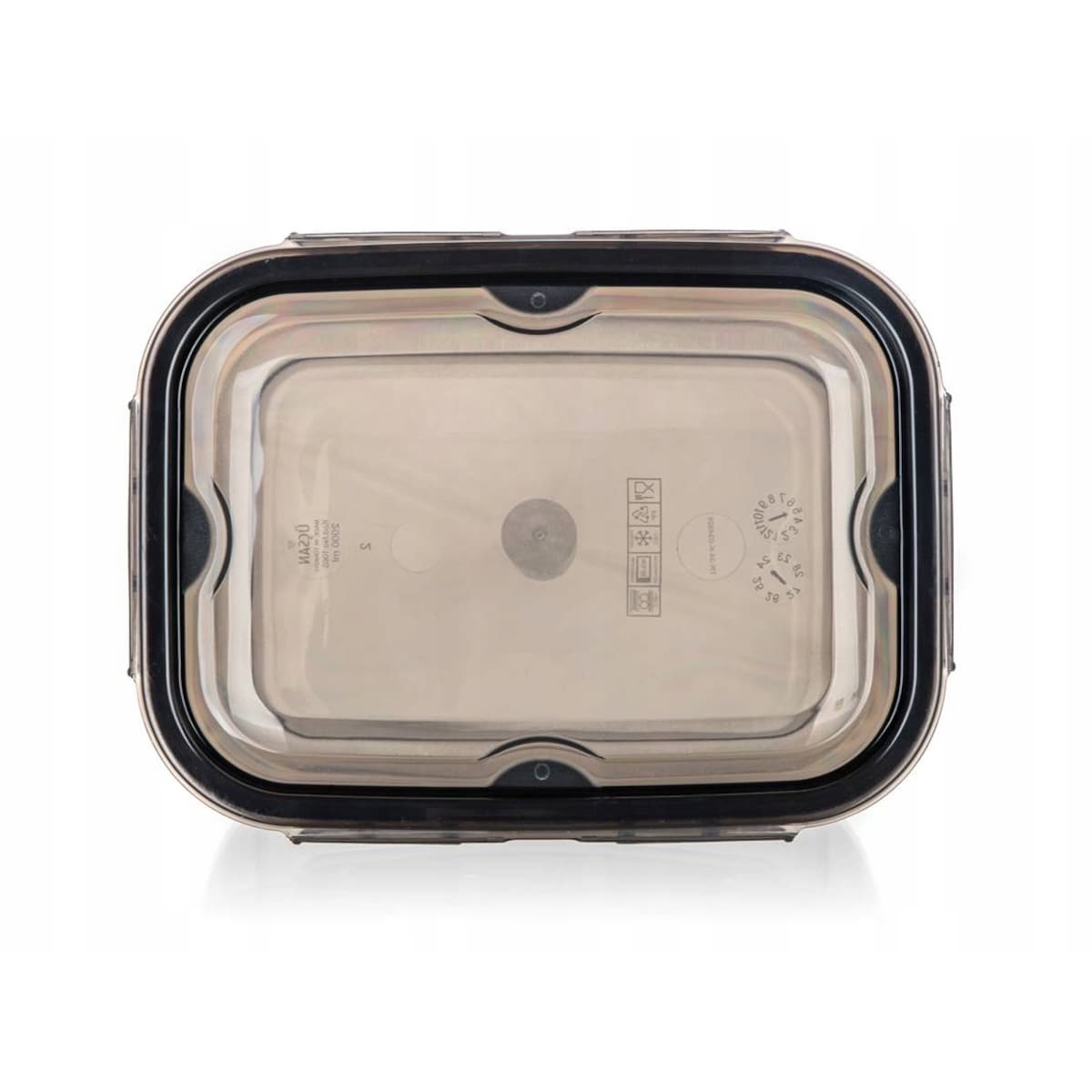 POJEMNIK PLASTIKOWY Z zamknięciem klip 1 L DYMNY na jedzenie żywność box