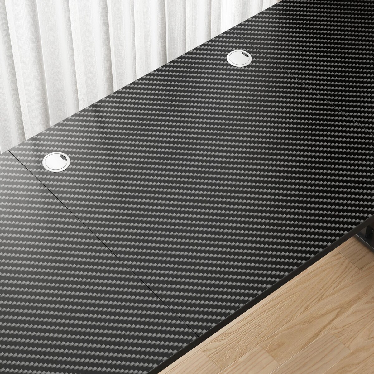 Biurko Elektryczne Podnoszone Czarne 140 cm Regulowane Wysokości 72-118 cm