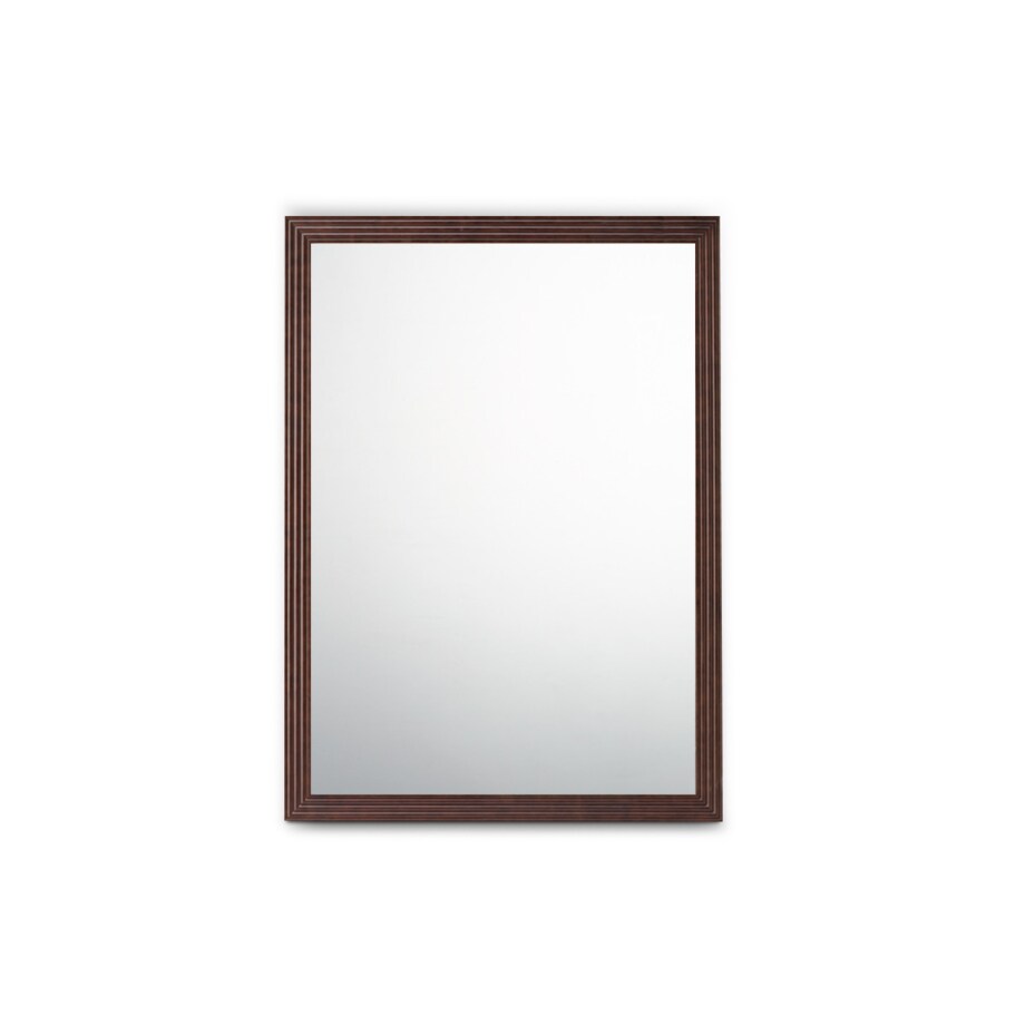 Konsimo LOMATIA Lustro w ramie, brązowy