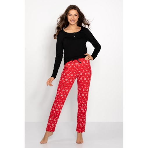 Piżama Christmas Time Red, XL