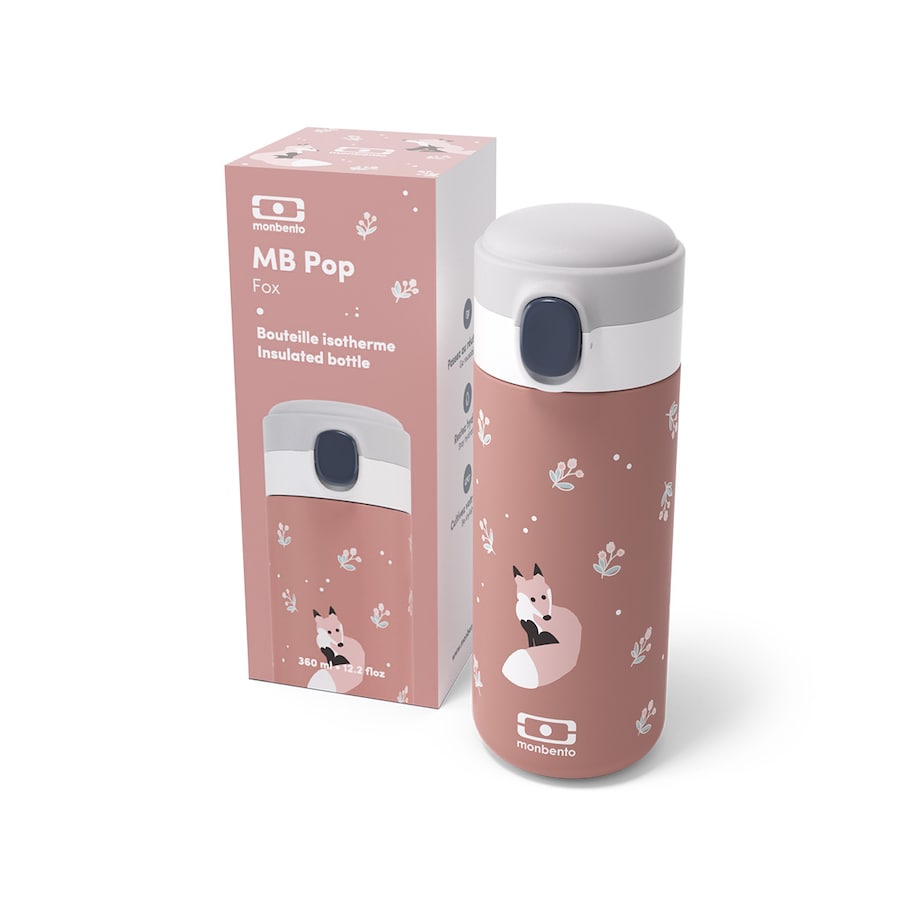 Kubek termiczny dziecięcy Fox Pop, 360 ml, Monbento