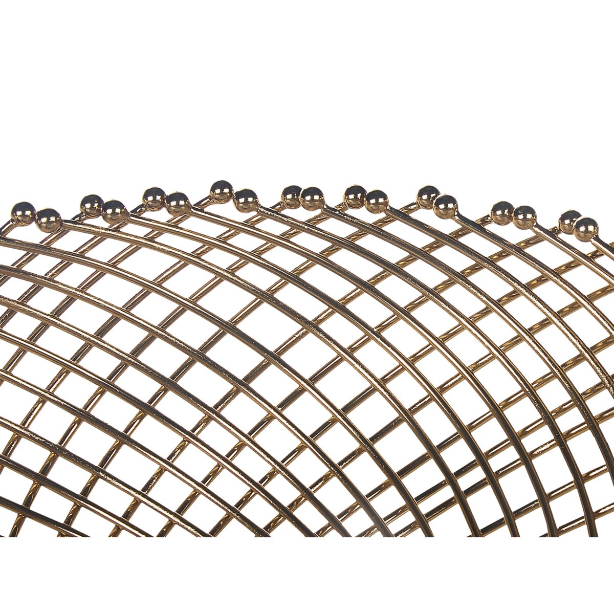 Zestaw 2 mis dekoracyjnych BALIUNG Metal Złoty