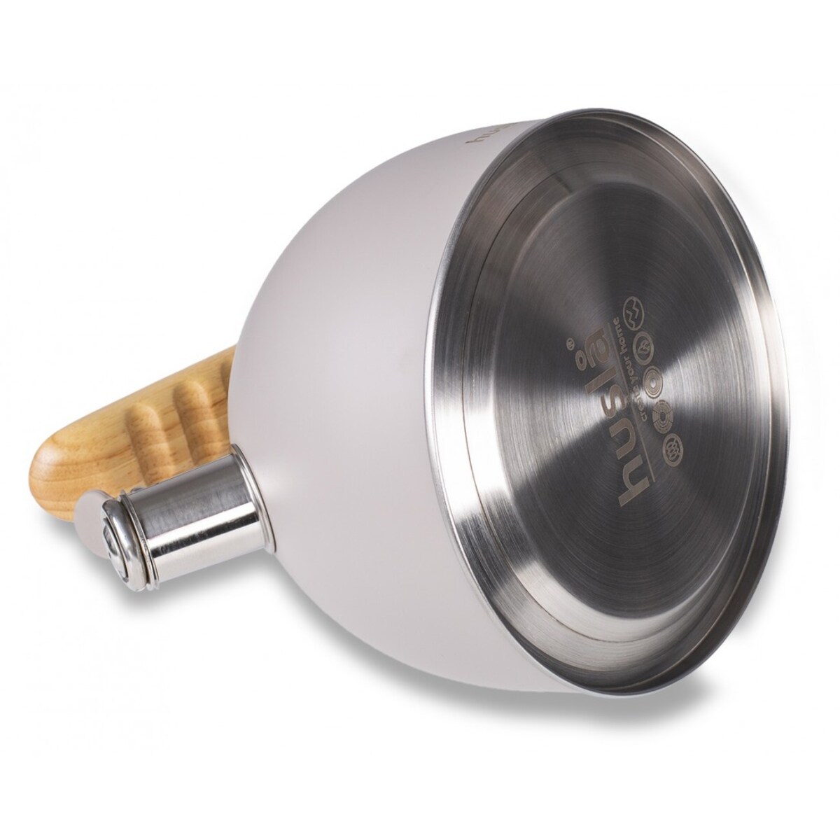 Czajnik z gwizdkiem szary 2,5L HUSLA