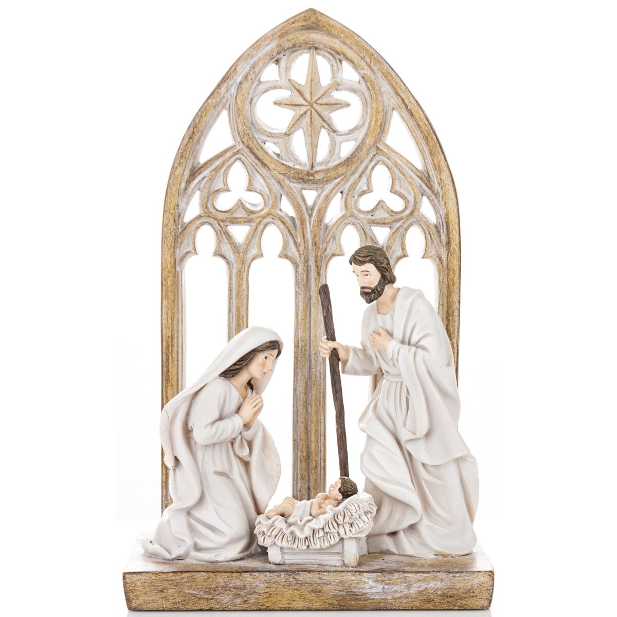 Dekoracja świąteczna 28x17x8,5 cm SZOPKA BOŻONARODZENIOWA-4