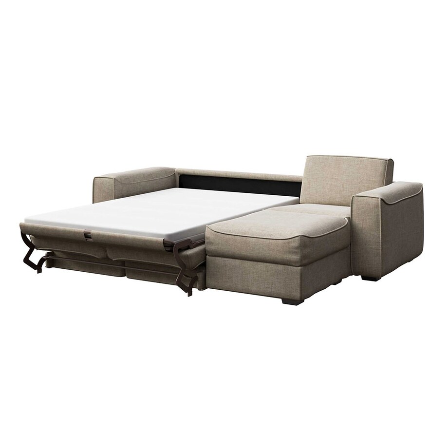 Sofa narożna rozkładana Munro - kremowa