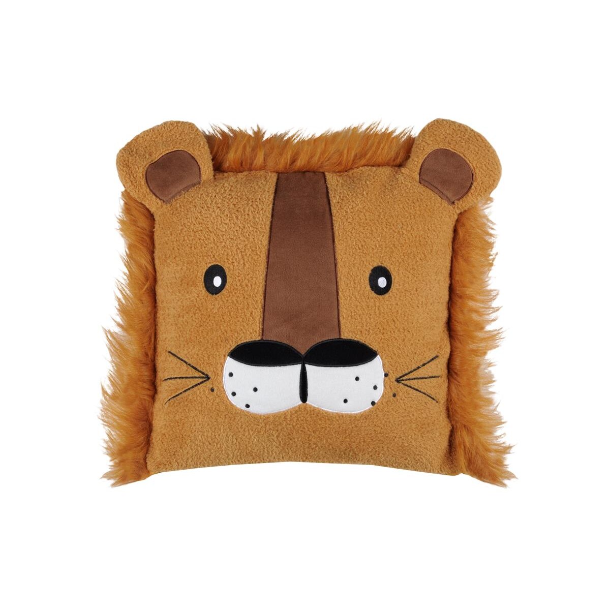 Poduszka dziecięca z uszkami ZIMBA lewek 40 x 40 cm