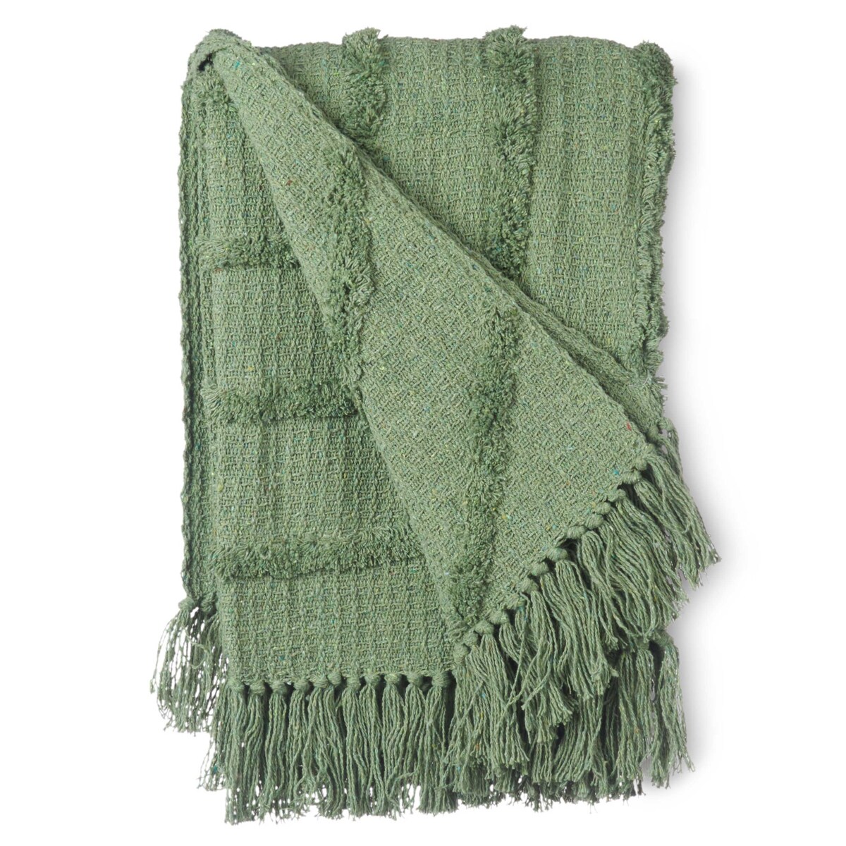 Narzuta z frędzlami, 135 x 150 cm