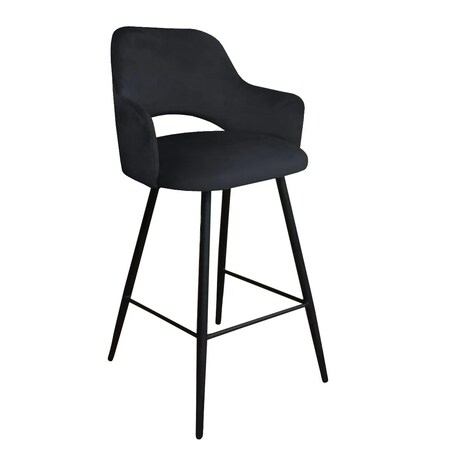 Hoker niski NAPO VELVET czarny