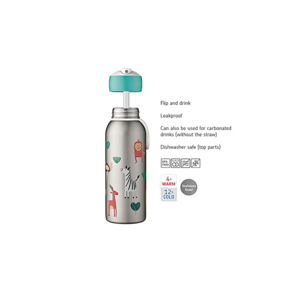 Butelka termiczna flip-up Campus 350 ml Cool Mint 107458090300
